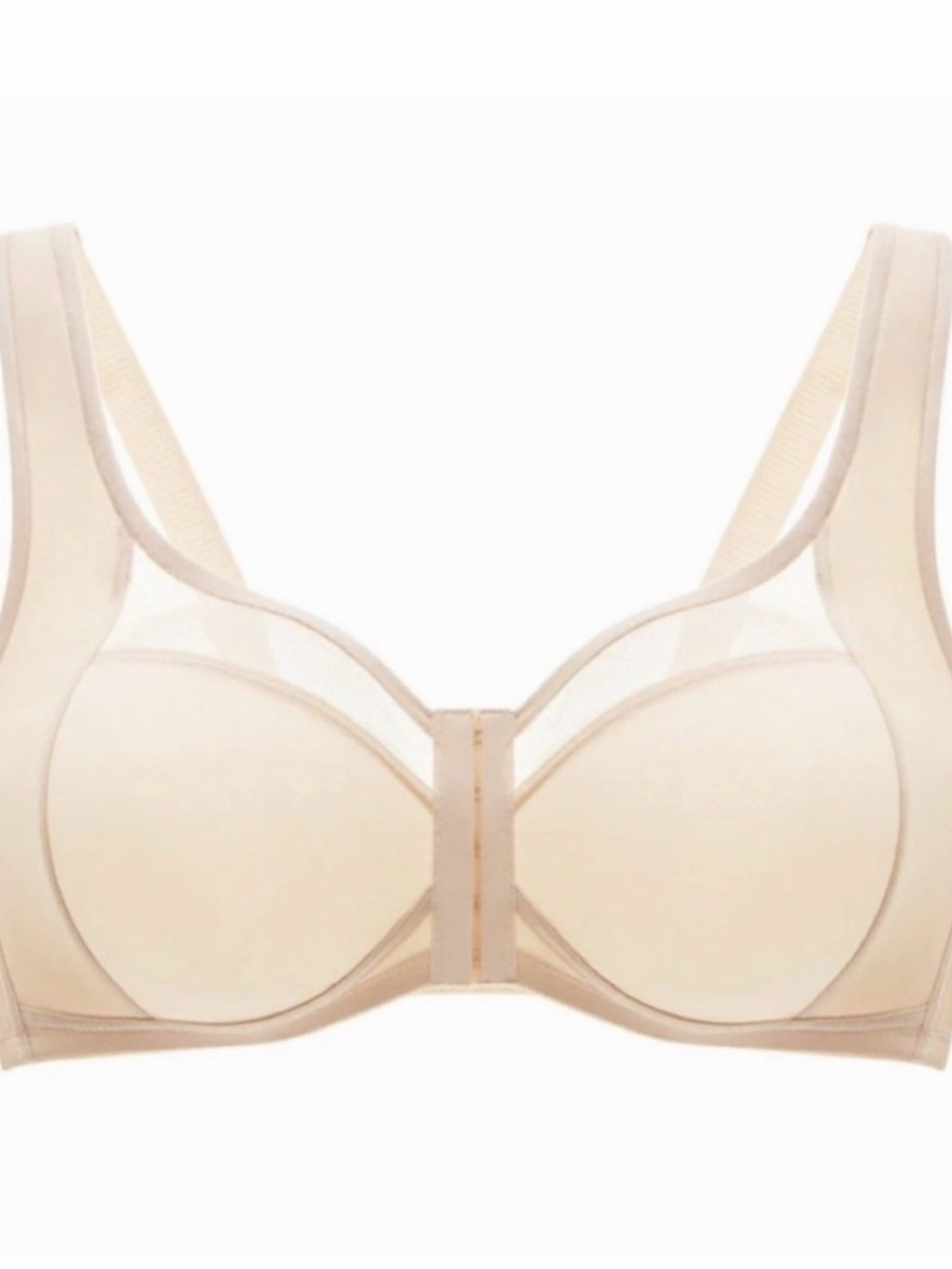 Understance Adina Spacer Air Wireless Bra Unlined Nude Champagne size 48D - Picture 9 of 10